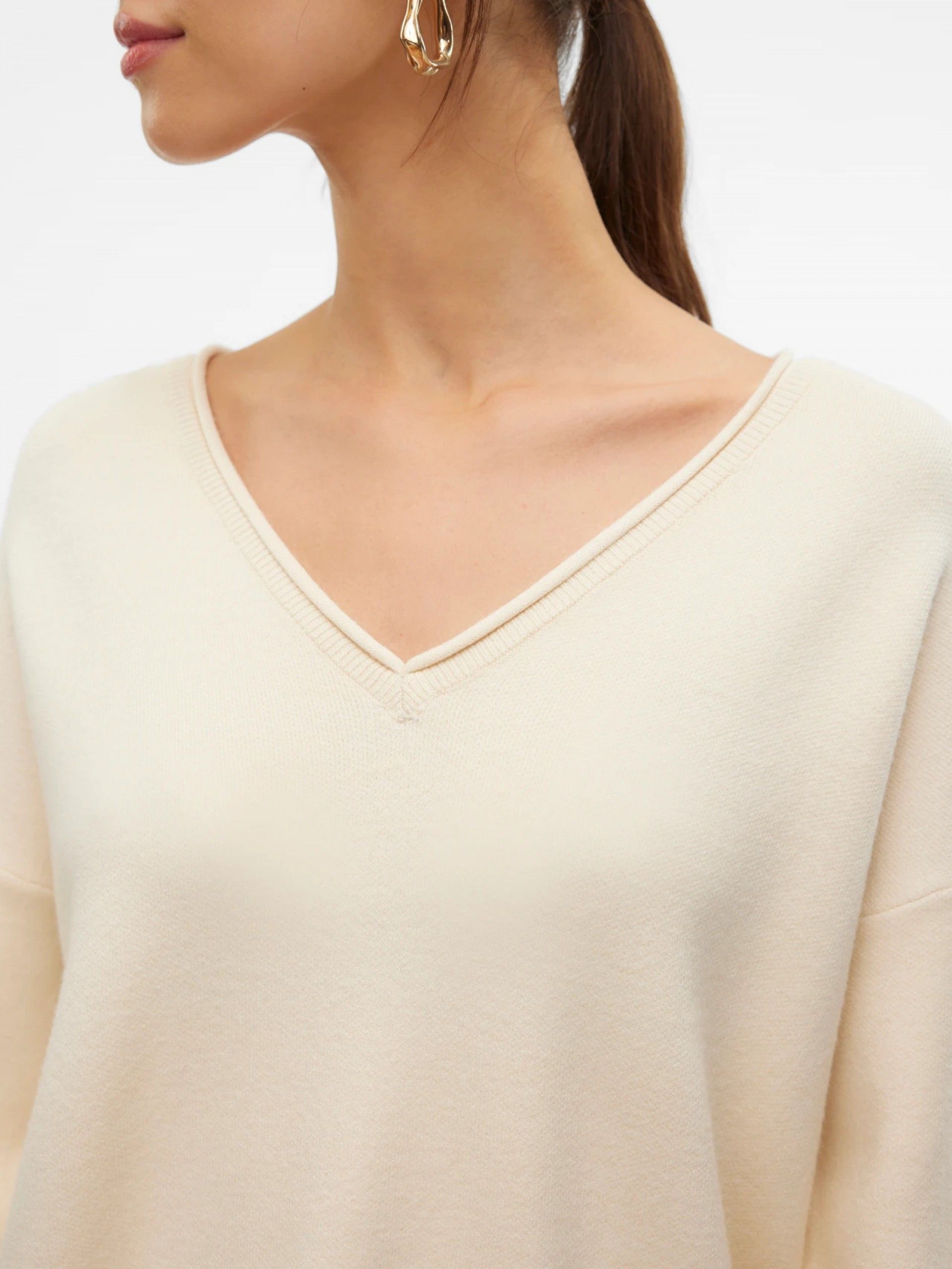 Camisola Mulher Pullover GOLD Long VERO MODA