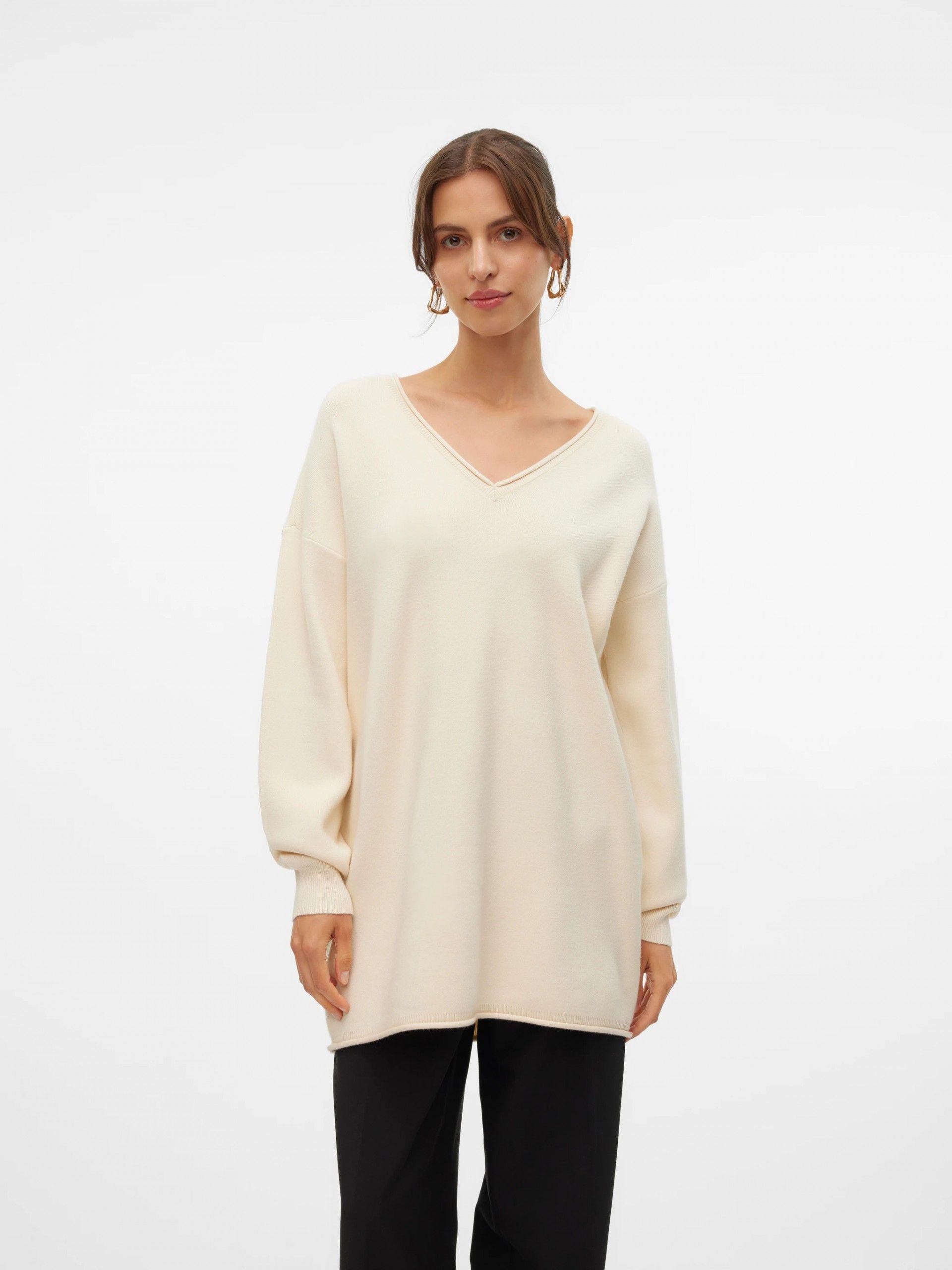 Camisola Mulher Pullover GOLD Long VERO MODA