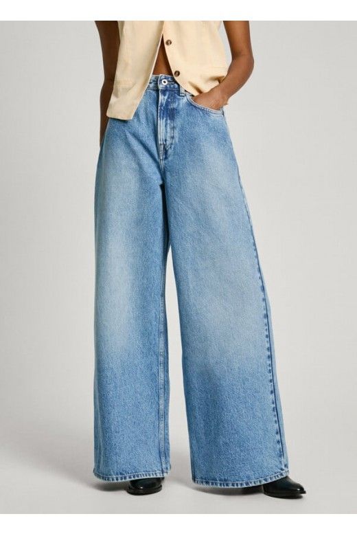 Calça Mulher Jeans WIDE LEG UHW Pepe Jeans Calça Mulher Jeans WIDE LEG UHW Pepe Jeans