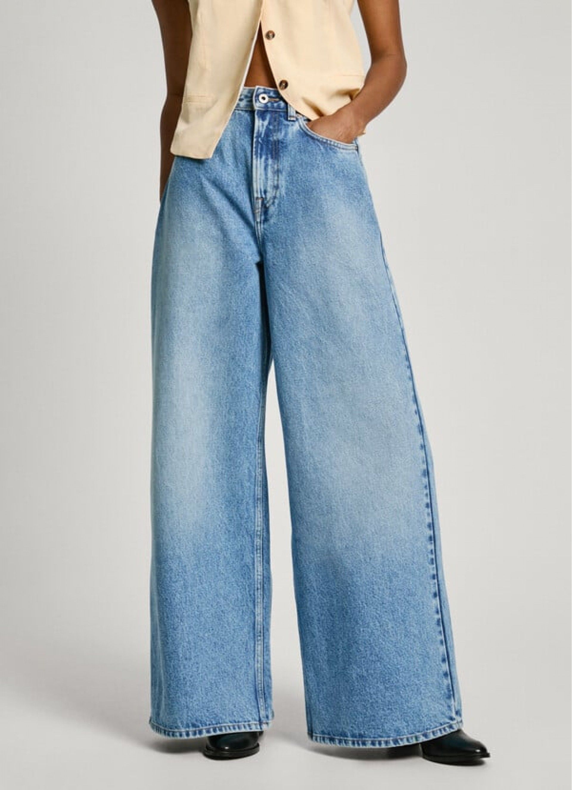 Calça Mulher Jeans WIDE LEG UHW Pepe Jeans