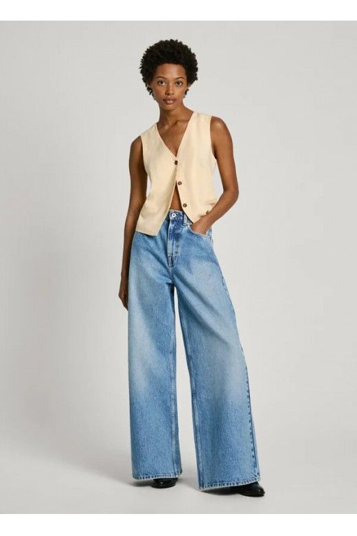 Calça Mulher Jeans WIDE LEG UHW Pepe Jeans Calça Mulher Jeans WIDE LEG UHW Pepe Jeans