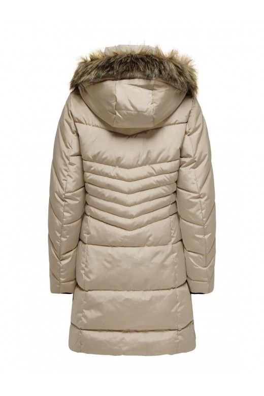 Parka Mulher Puffer capuz com pelo NORA ONLY