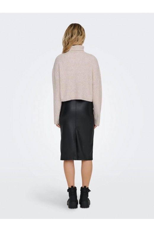 Camisola Mulher Gola Alta MELANIE ONLY Camisola Mulher Gola Alta MELANIE ONLY