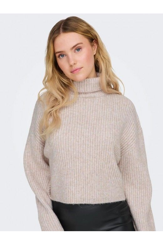 Camisola Mulher Gola Alta MELANIE ONLY Camisola Mulher Gola Alta MELANIE ONLY