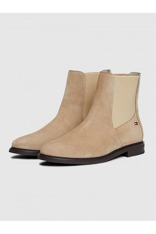 Bota Mulher Chelsea em Camurça da Tommy Hilfiger Bota Mulher Chelsea em Camurça da Tommy Hilfiger