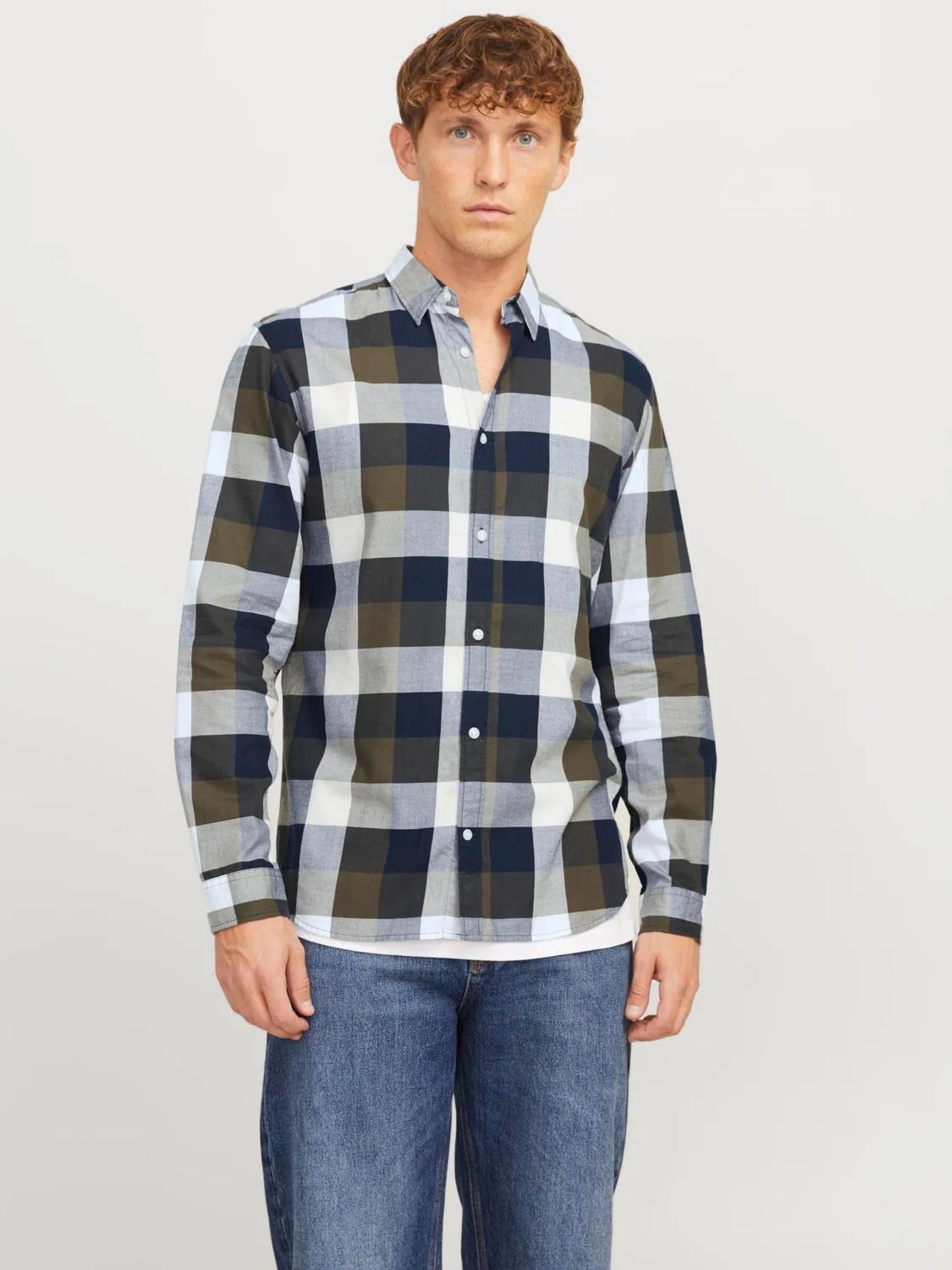 Camisa OSHUA BUFFALO Xadrez Jack Jones