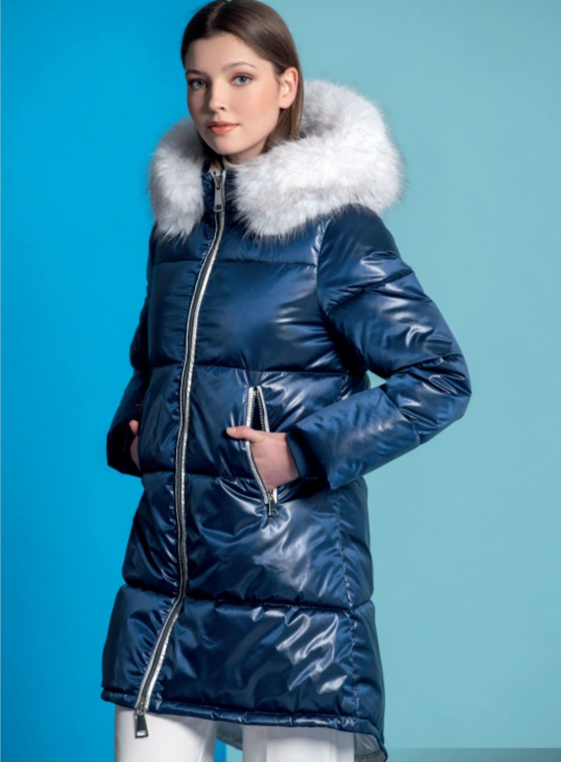 Casaco Mulher Acolchoado Capuz com Pelo LOCO LUXO XTRAline