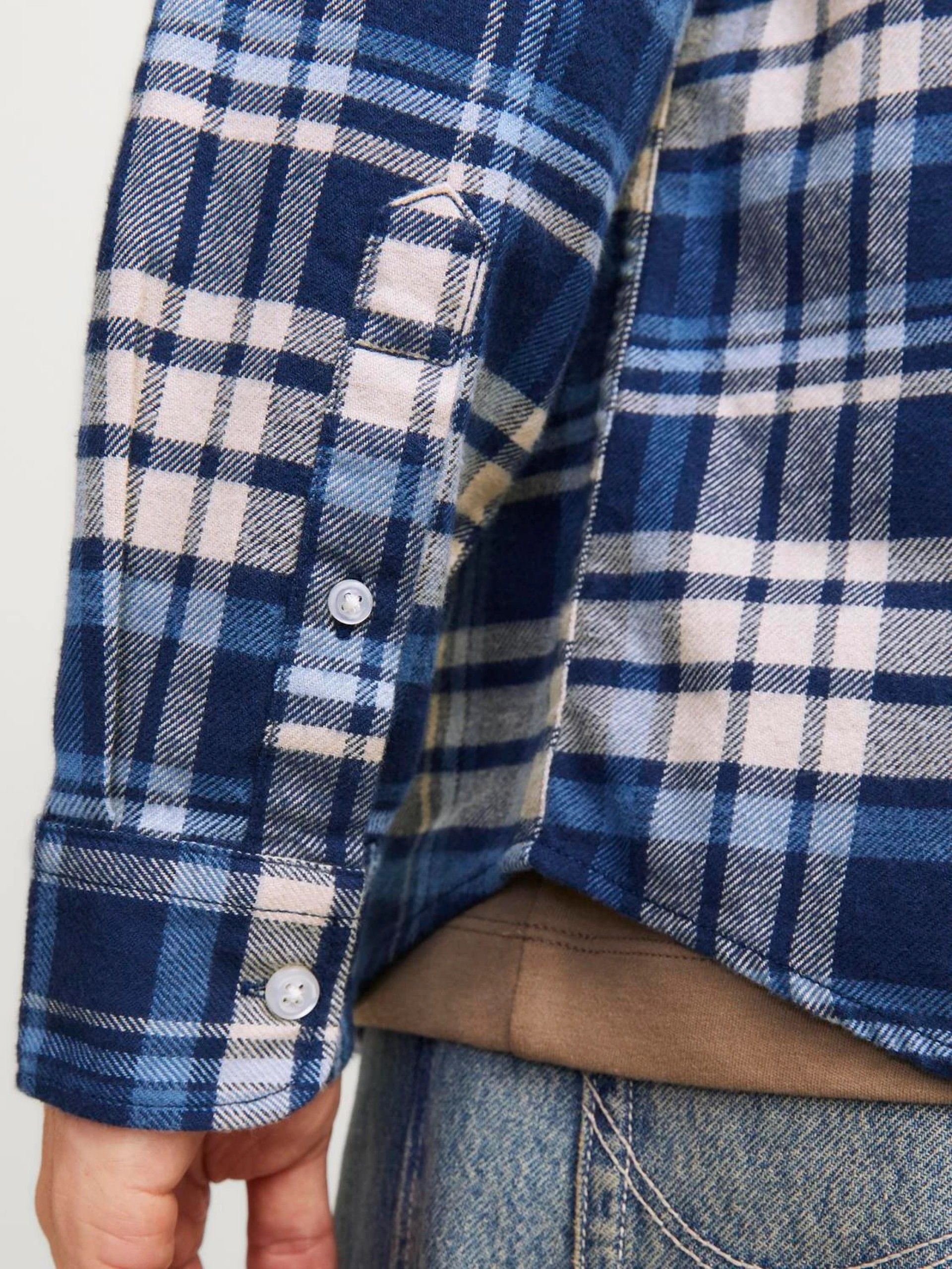 Camisa Homem Xadrez Fulanela BLUNORRIS Jack Jones