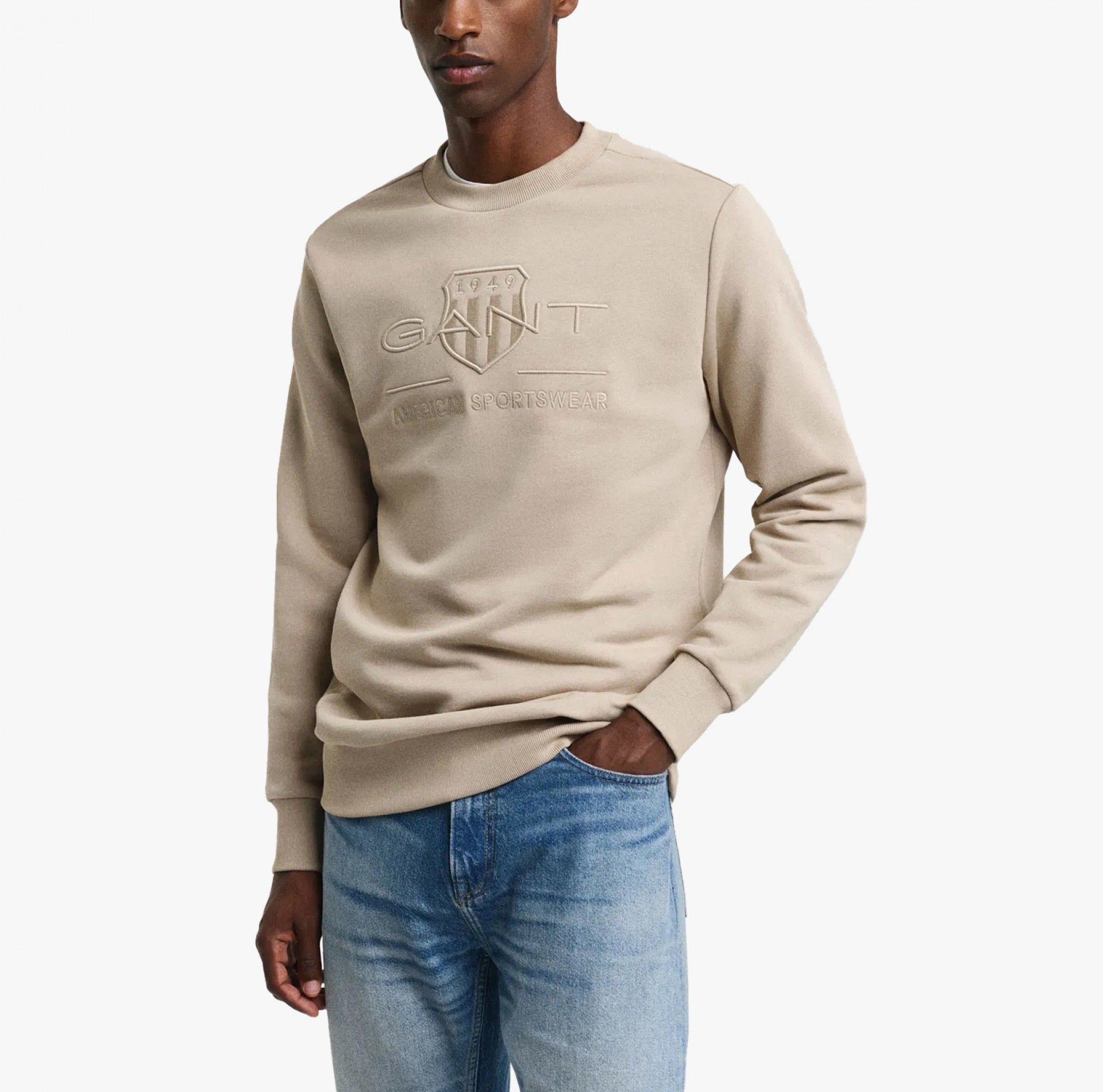 Sweat Homem GANT TONAL SHIELD