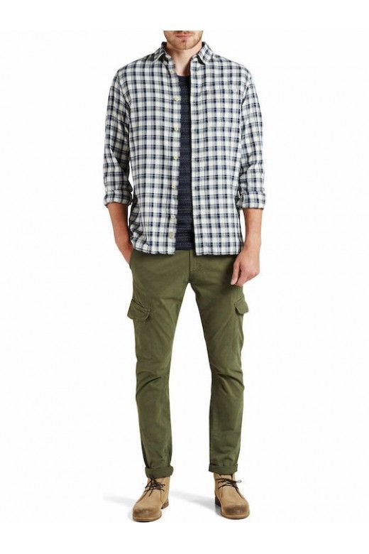 Camisa Jack Jones VALBANY Xadrez Camisa Jack Jones VALBANY Xadrez