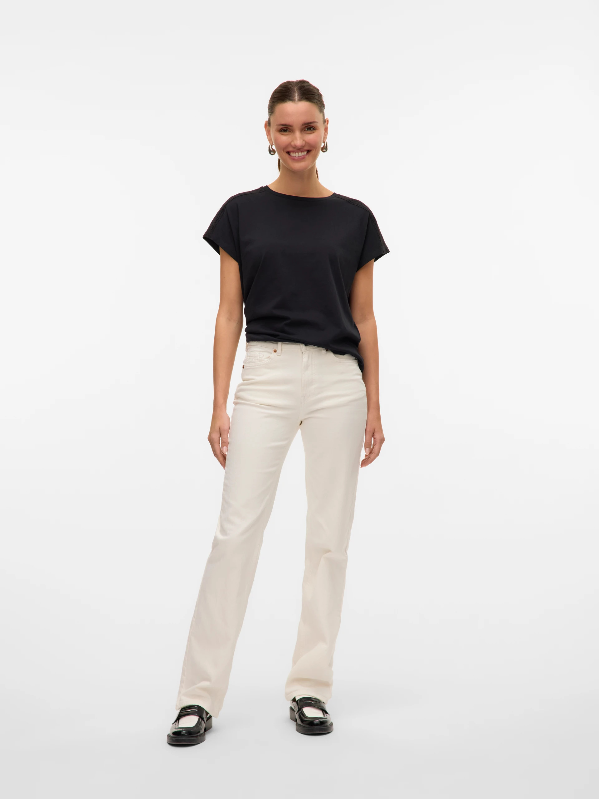 Calça Mulher Jeans TESSA Cru VERO MODA