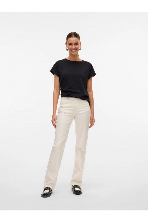 Calça Mulher Jeans TESSA Cru VERO MODA Calça Mulher Jeans TESSA Cru VERO MODA