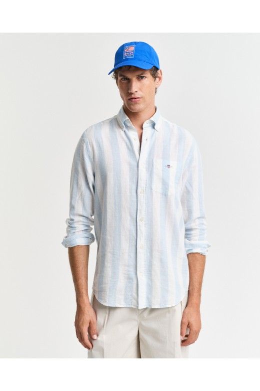 Camisa GANT Riscas LINEN BOLD Casual Camisa GANT Riscas LINEN BOLD Casual