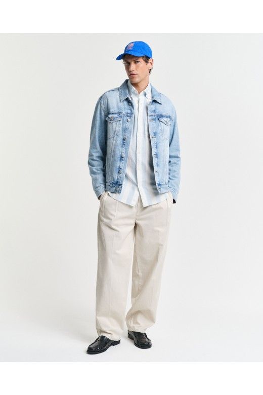 Camisa GANT Riscas LINEN BOLD Casual Camisa GANT Riscas LINEN BOLD Casual