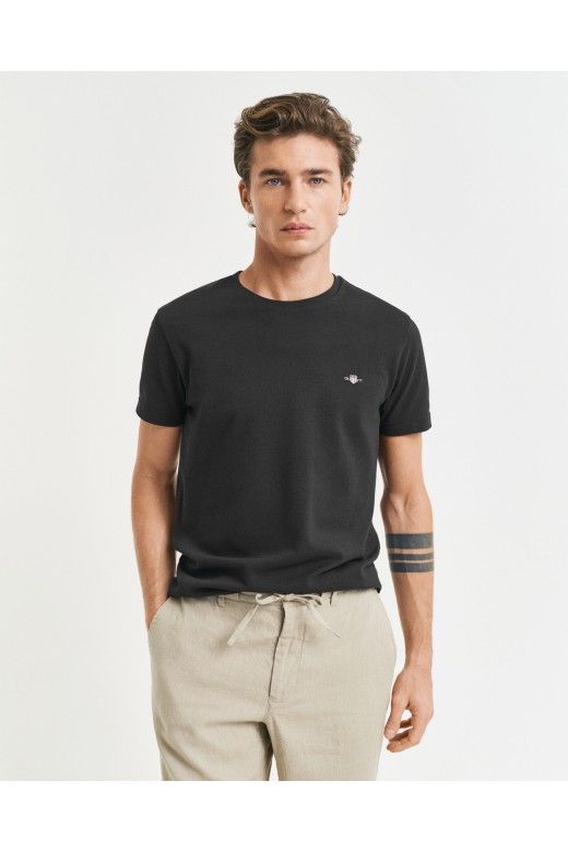 T-Shirt Homem GANT Pique Slim T-Shirt Homem GANT Pique Slim