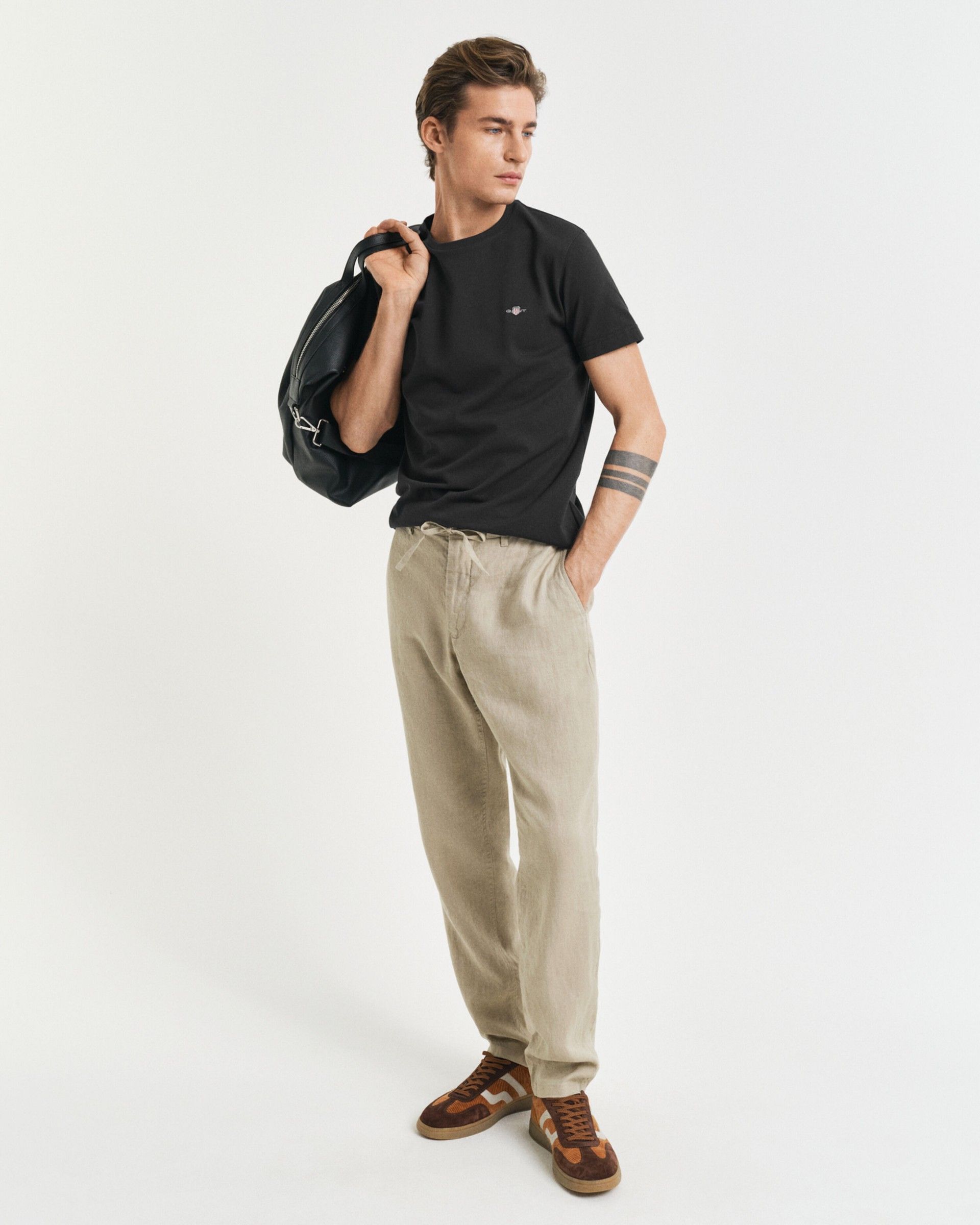 T-Shirt Homem GANT Pique Slim