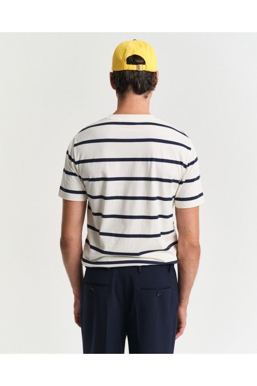 T-Shirt Homem GANT com Riscas T-Shirt Homem GANT com Riscas