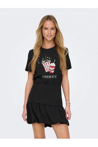 T-Shirt Mulher BURST Perolas ONLY