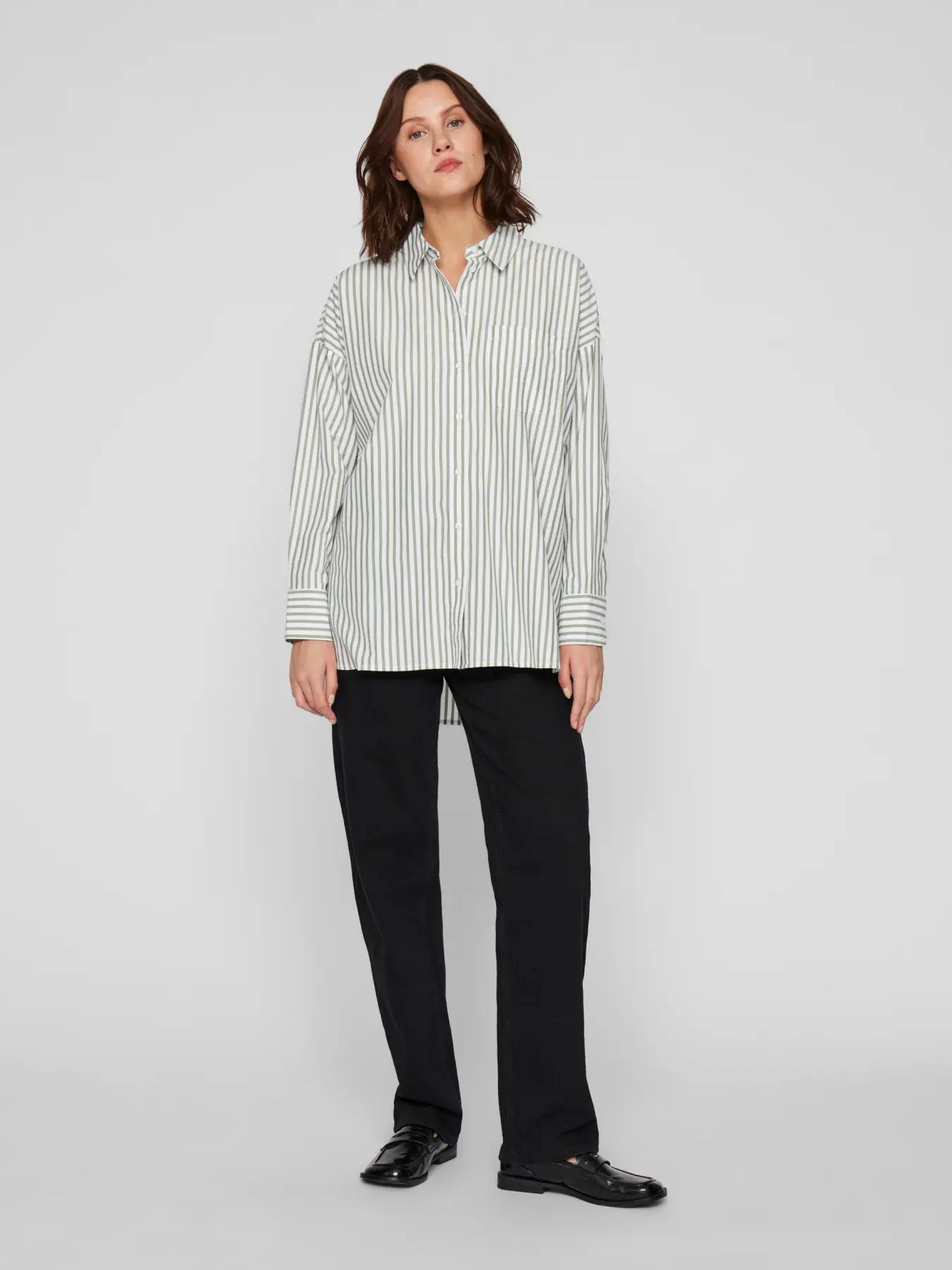 Camisa Mulher Blusa DARMA Riscas VILA