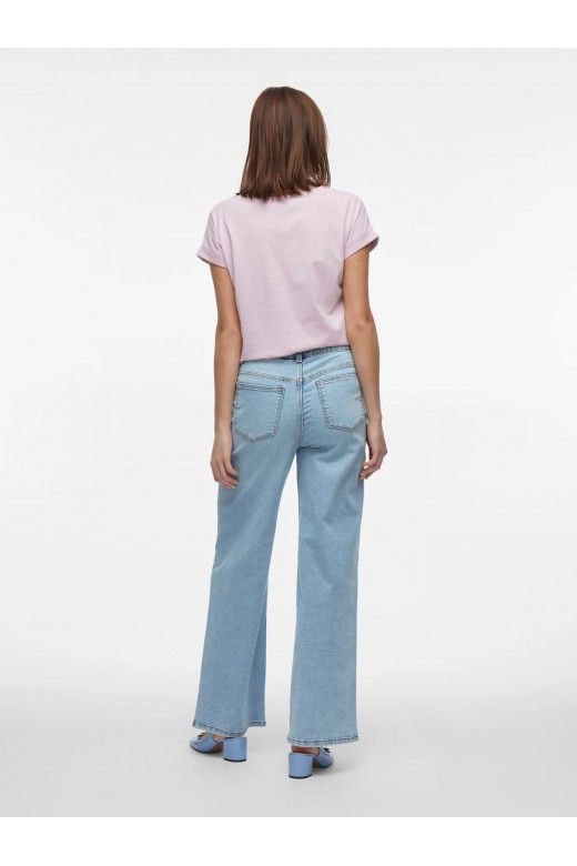 Calça Mulher Jeans EMMA HW Wide VILA Calça Mulher Jeans EMMA HW Wide VILA