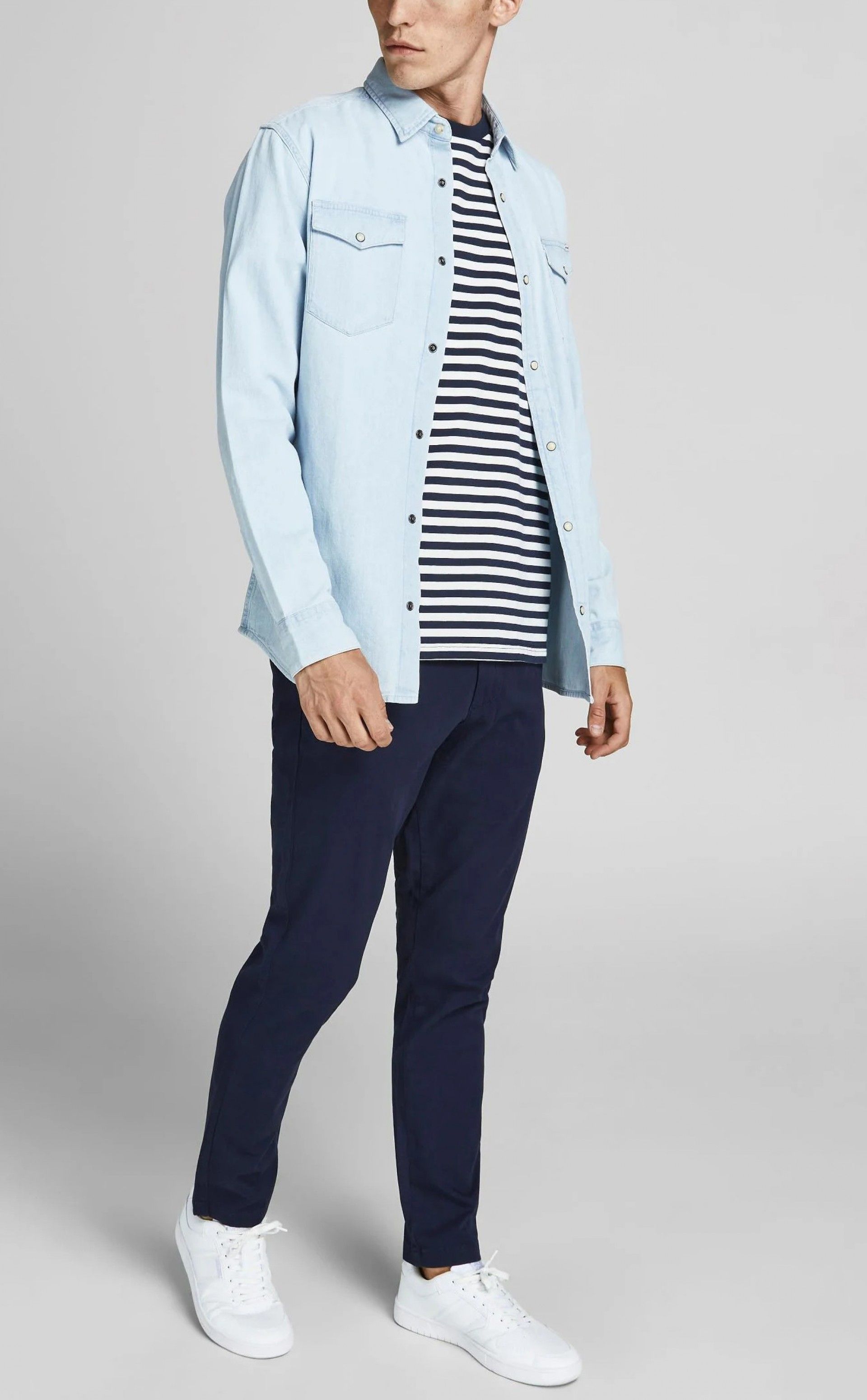 Calça Homem Chino MARCO Slim Fit Jack Jones