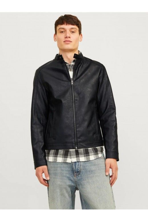 Casaco Homem Faux Leather EDYLAN Jack Jones Casaco Homem Faux Leather EDYLAN Jack Jones