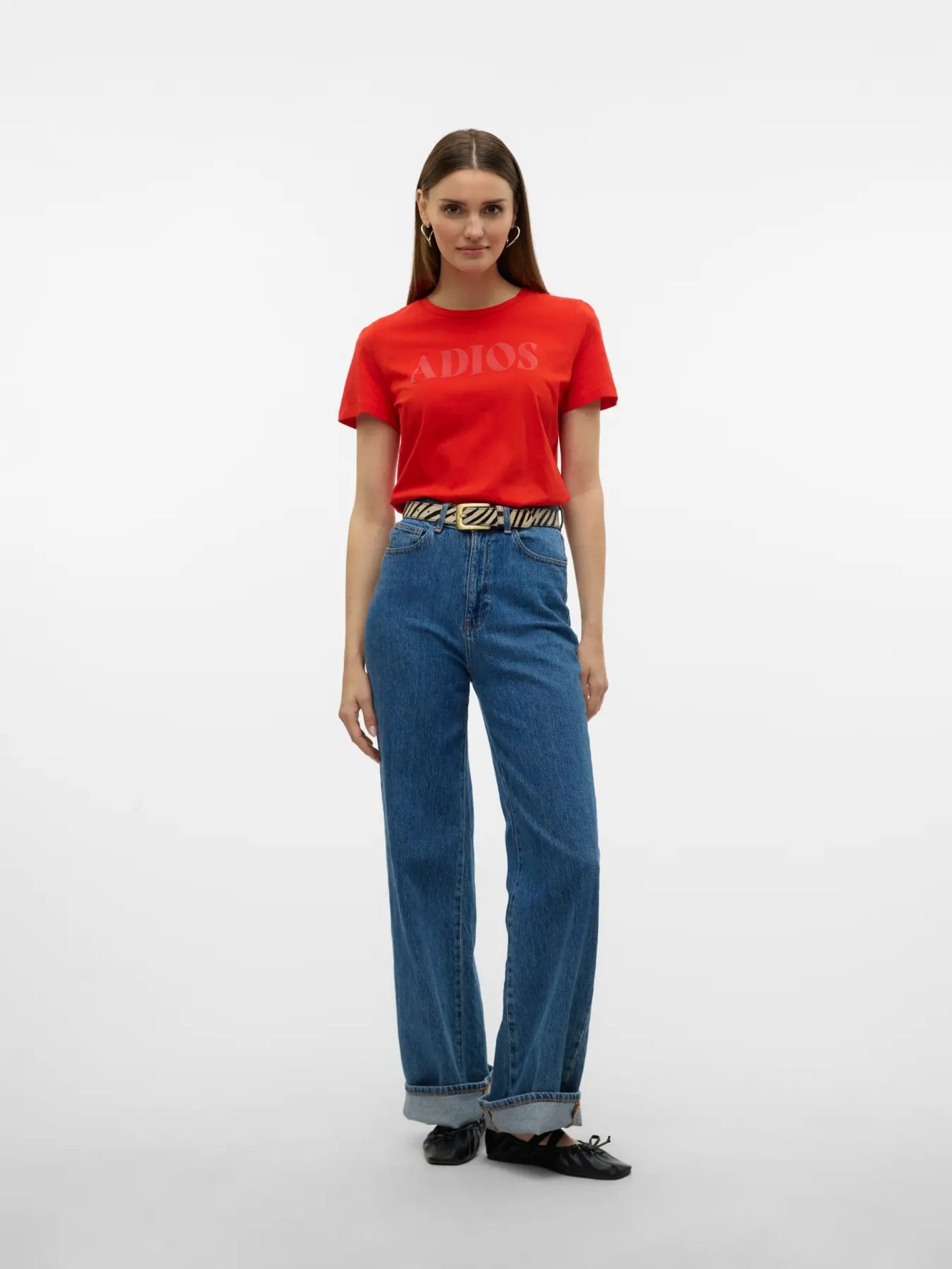 T-Shirt Mulher JESSY FRANCIS Top VERO MODA