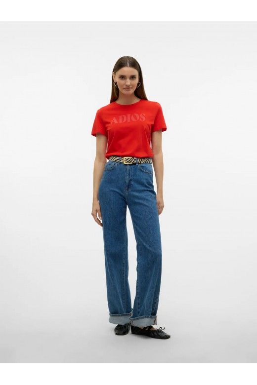 T-Shirt Mulher JESSY FRANCIS Top VERO MODA T-Shirt Mulher JESSY FRANCIS Top VERO MODA