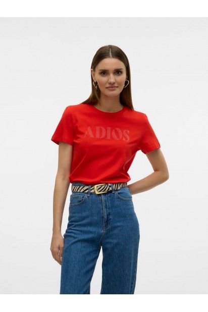 T-Shirt Mulher JESSY FRANCIS Top VERO MODA