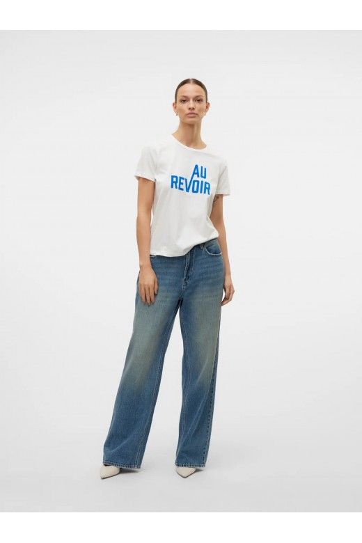 T-Shirt Mulher JESSY FRANCIS Top VERO MODA T-Shirt Mulher JESSY FRANCIS Top VERO MODA