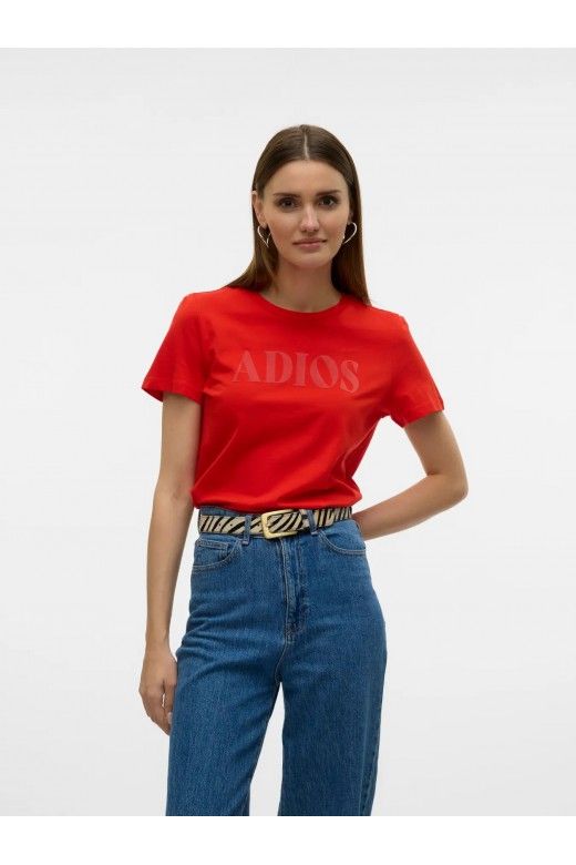 T-Shirt Mulher JESSY FRANCIS Top VERO MODA T-Shirt Mulher JESSY FRANCIS Top VERO MODA