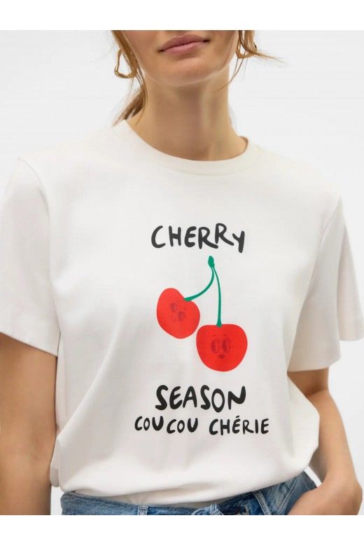 T-Shirt Mulher VERO MODA SONYA METTE JRS T-Shirt Mulher VERO MODA SONYA METTE JRS