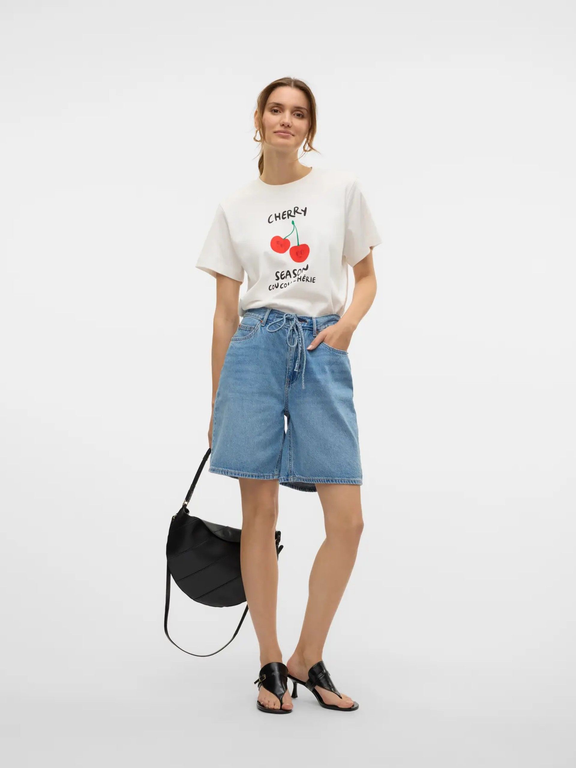 T-Shirt Mulher VERO MODA SONYA METTE JRS