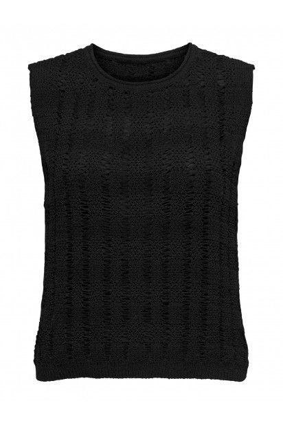 Top Malha ONLY O sem mangas Capri