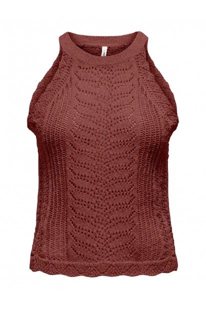 Top Malha ERIN camisola sem mamgas
