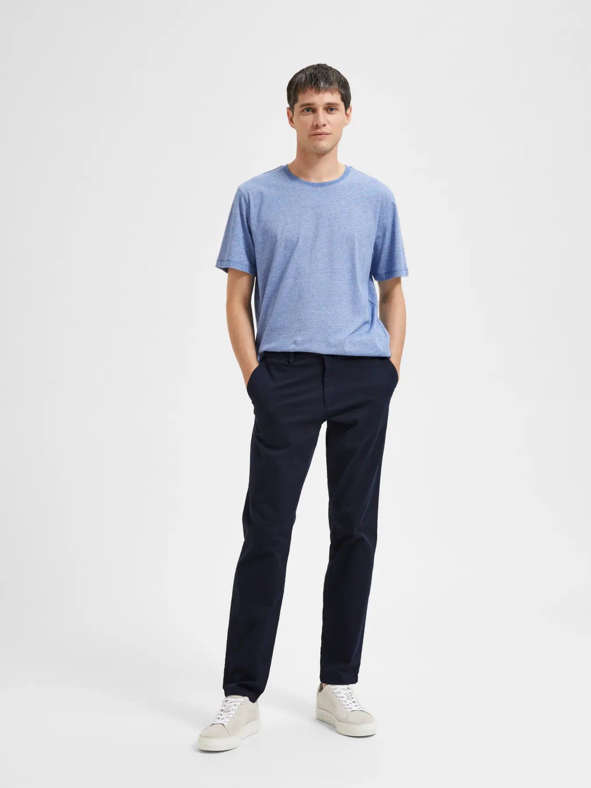 Calça Chino SELECTED Slim New Miles Flex