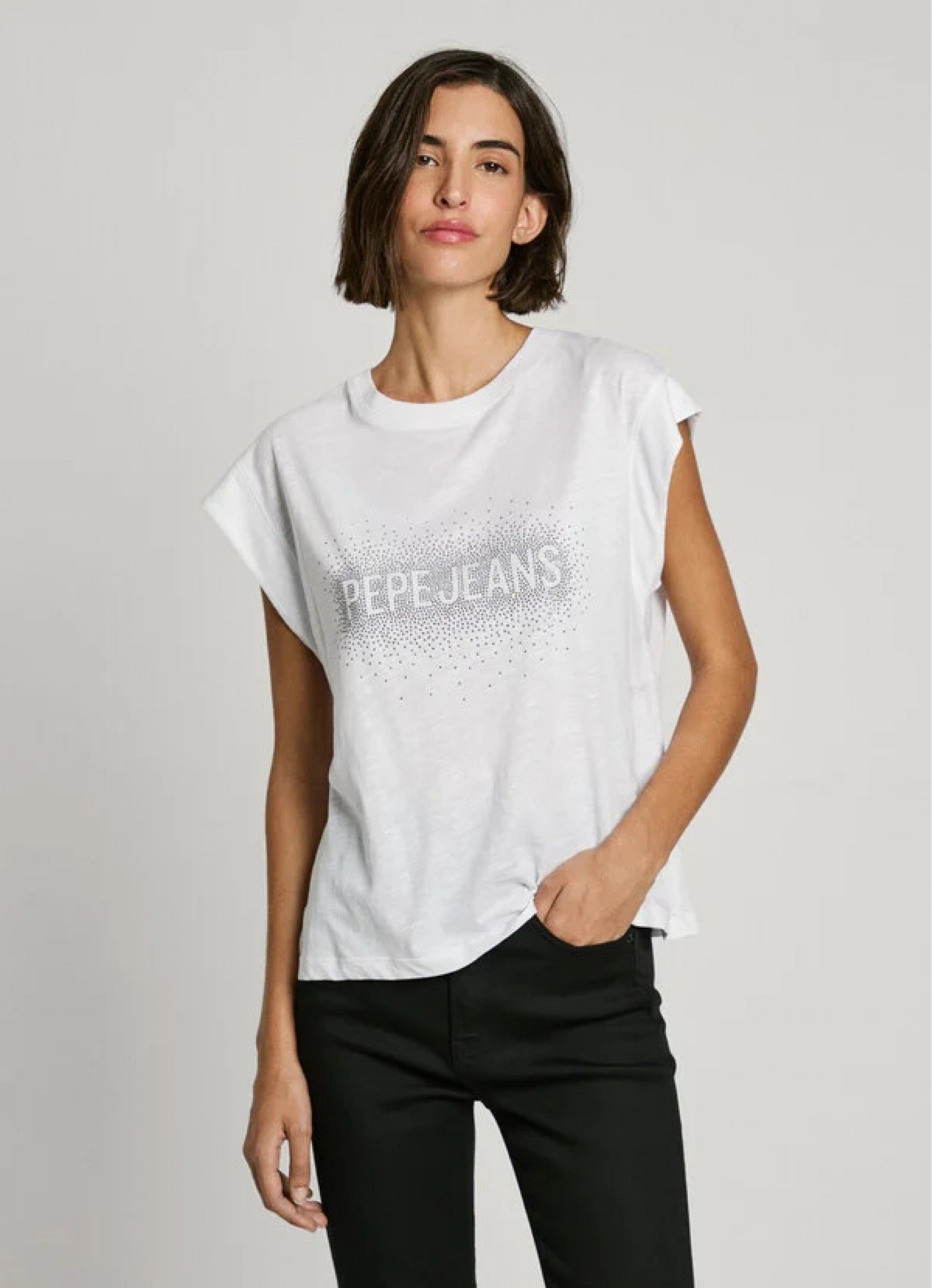 T-Shirt Pepe Jeans Mulher RAYA Brilhantes