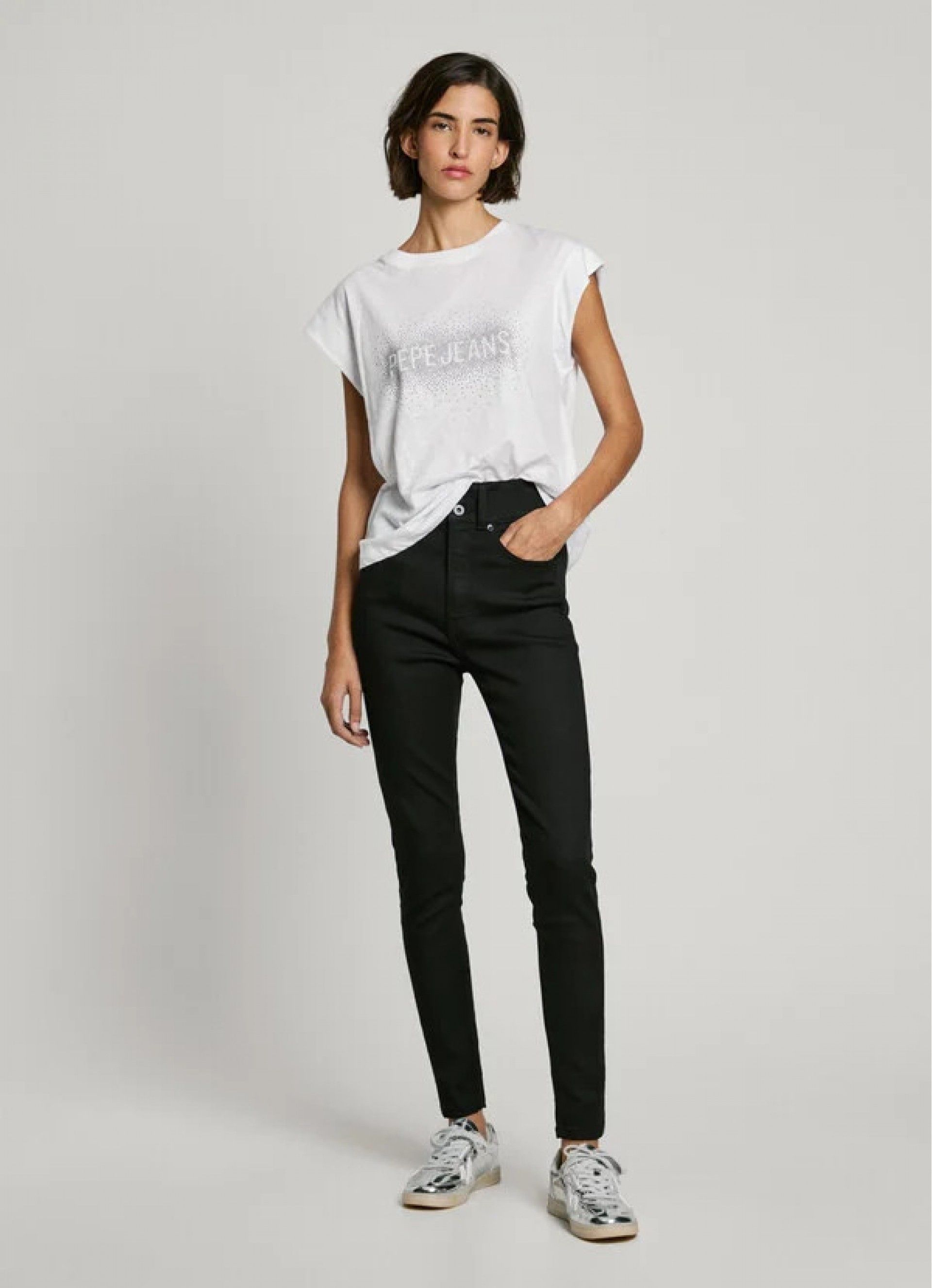 T-Shirt Pepe Jeans Mulher RAYA Brilhantes