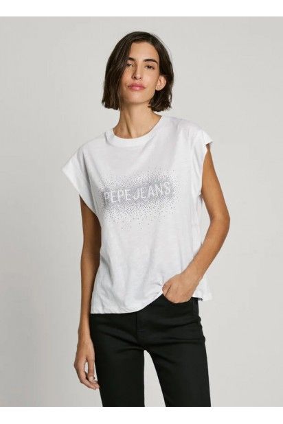 T-Shirt Pepe Jeans Mulher RAYA Brilhantes