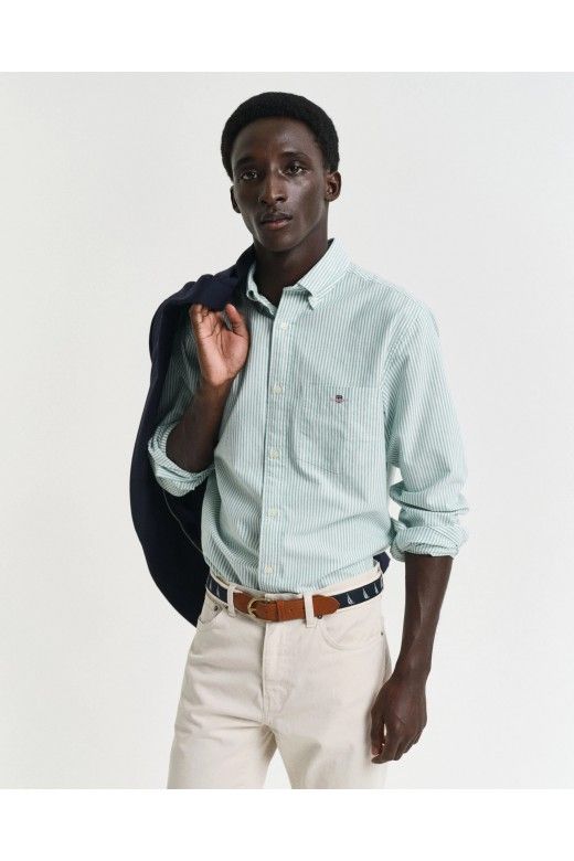 Camisa GANT Reg Oxford Riscas Camisa GANT Reg Oxford Riscas