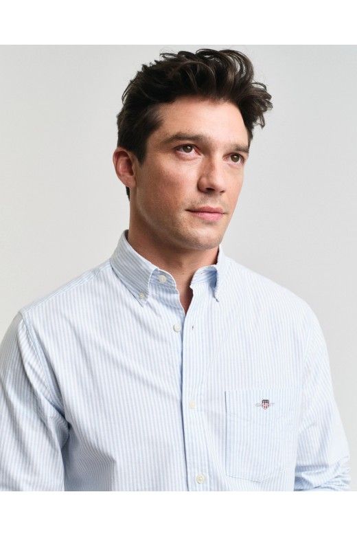 Camisa GANT Reg Oxford Riscas Camisa GANT Reg Oxford Riscas