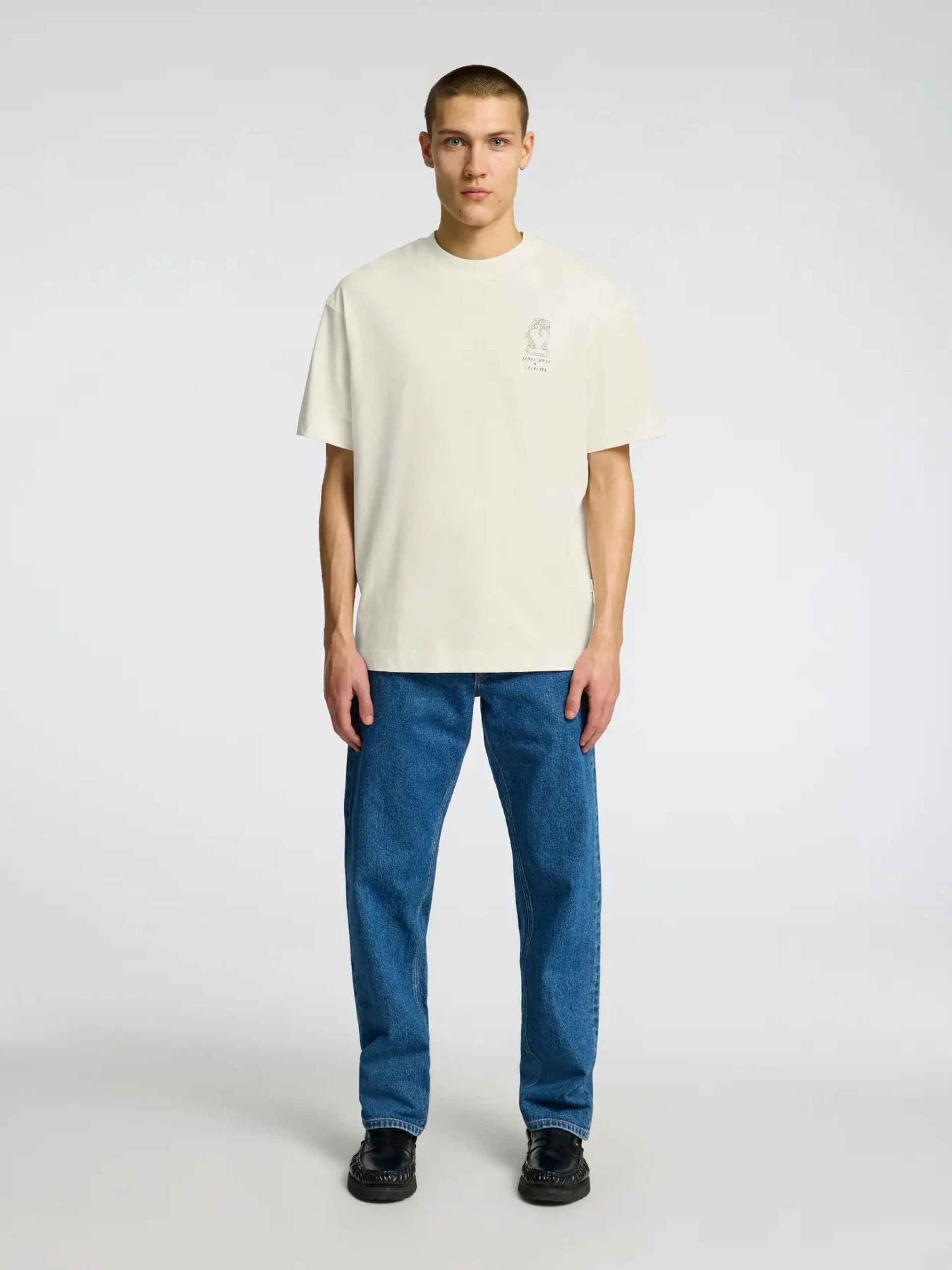 T-Shirt Homem SELECTED RELAXNIC