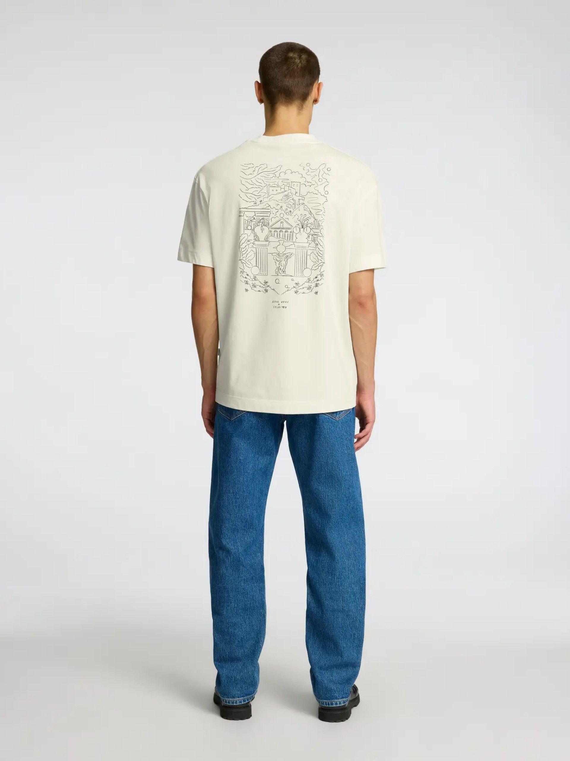 T-Shirt Homem SELECTED RELAXNIC