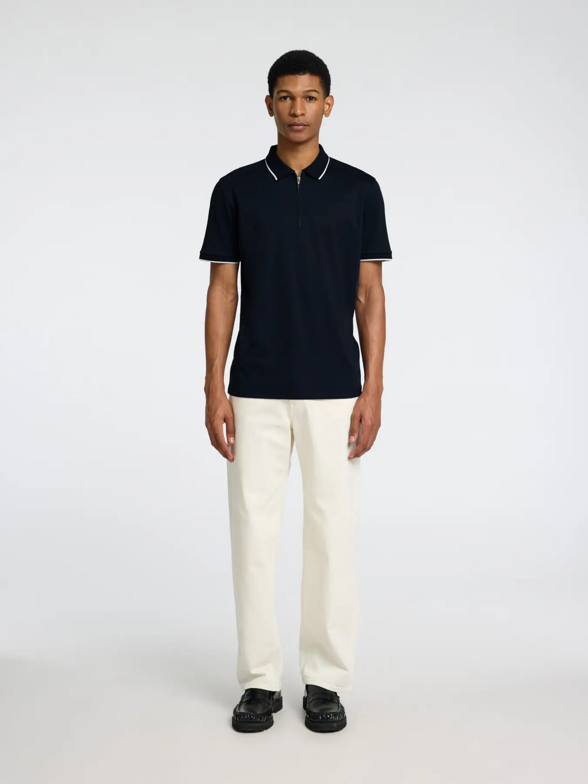 Polo Homem FAVE SPORT Zip SELECTED