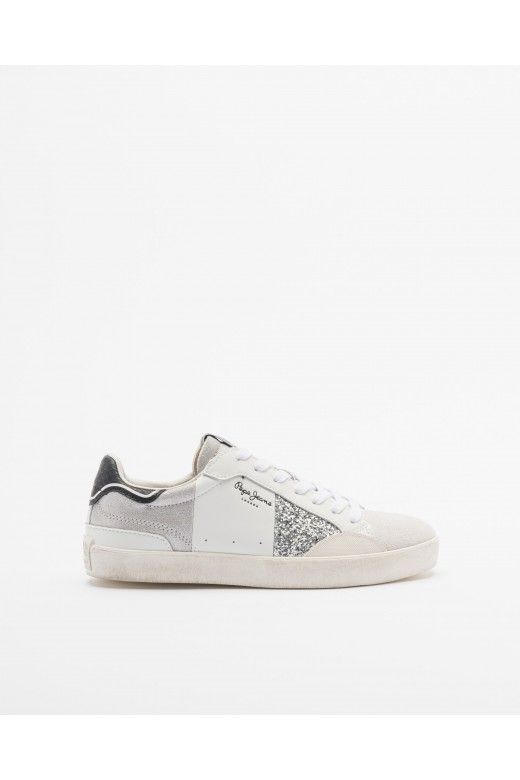 Sapatilha Mulher Lane Silver W Pepe Jeans PLS31598 Sapatilha Mulher Lane Silver W Pepe Jeans PLS31598
