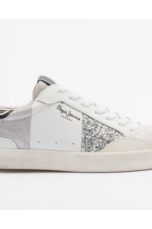 Sapatilha Mulher Lane Silver W Pepe Jeans PLS31598 Sapatilha Mulher Lane Silver W Pepe Jeans PLS31598