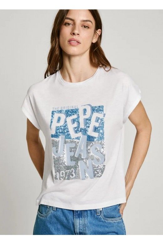 T-Shirt Mulher Pepe Jeans PL506019 VITI T-Shirt Mulher Pepe Jeans PL506019 VITI