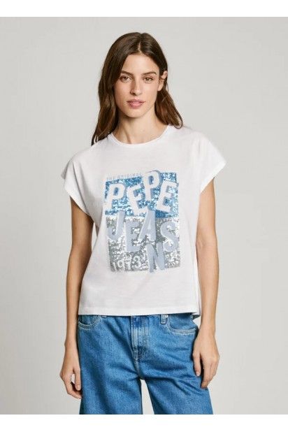 T-Shirt Mulher Pepe Jeans PL506019 VITI