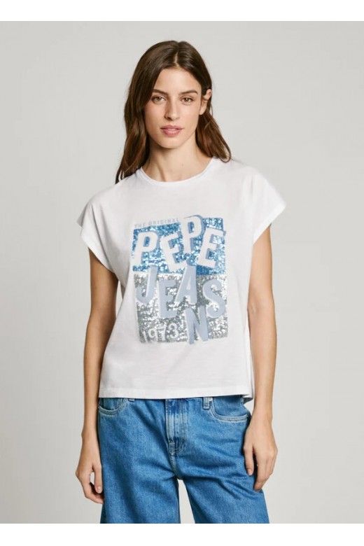 T-Shirt Mulher Pepe Jeans PL506019 VITI T-Shirt Mulher Pepe Jeans PL506019 VITI
