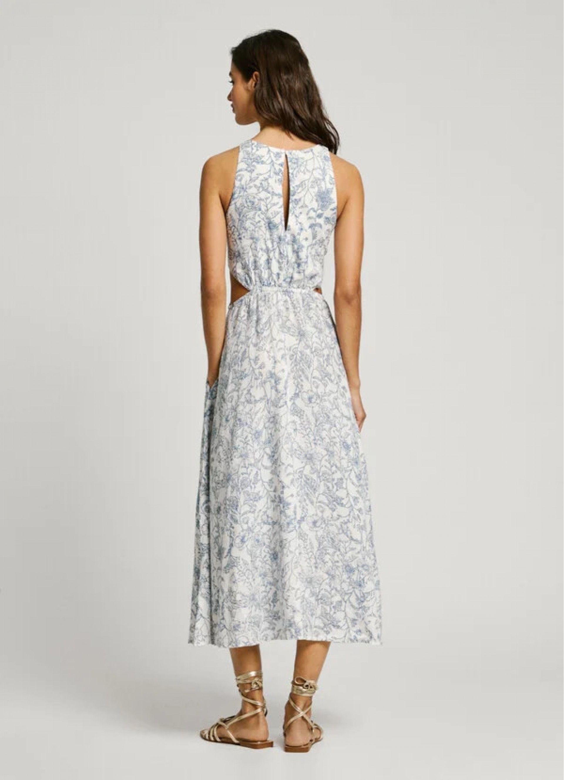 Vestido Midi Pepe Jeans Floral PL953701 DONATELLA